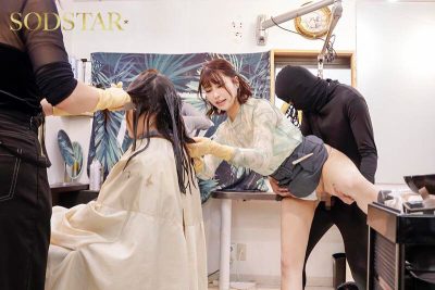 JAV ญี่ปุ่น สองช่างตัดผมสุดX เย็ดลูกค้ารัวในร้านเสริมสวย START-368